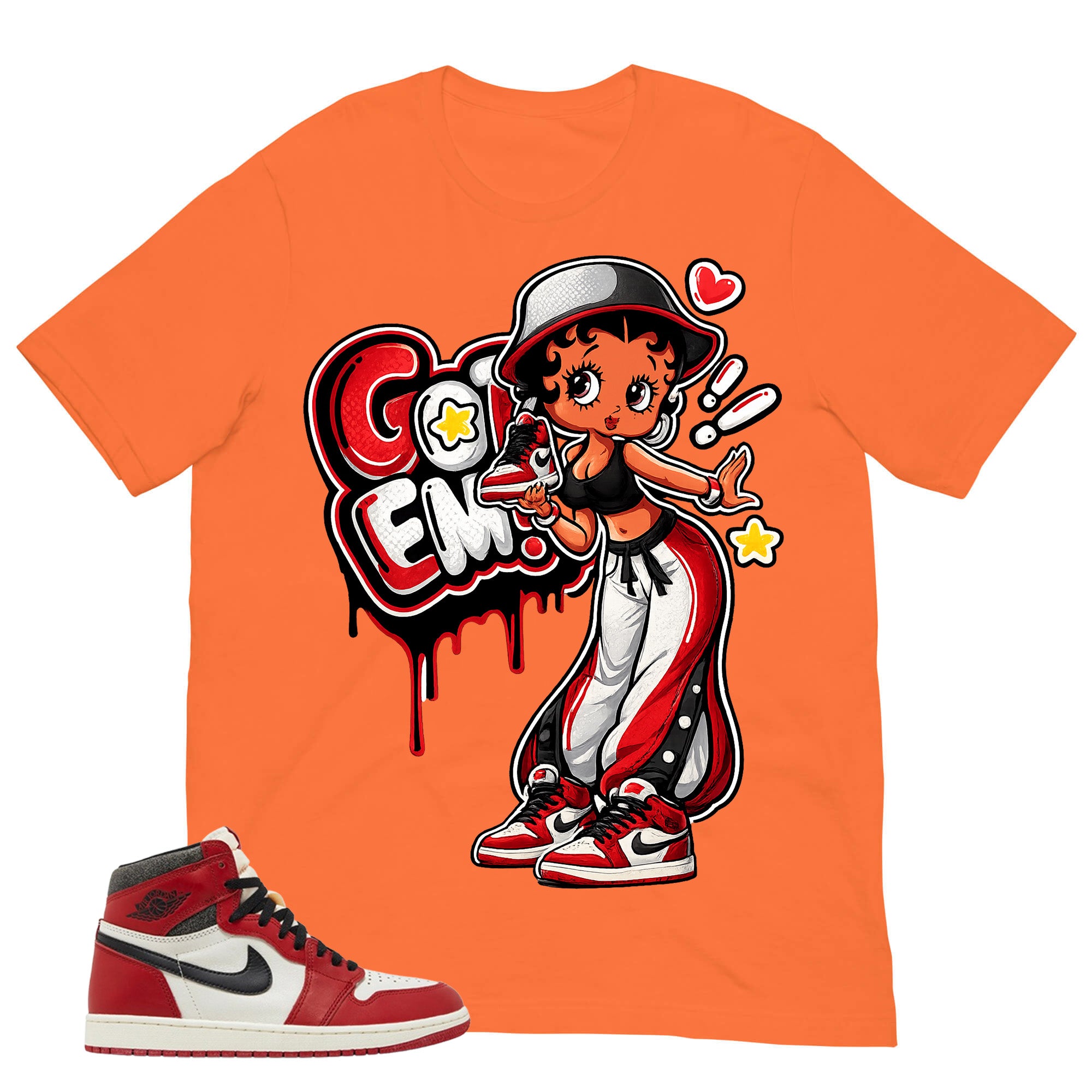 Graphic Tee Got 'Em Lady Shirt - to Matching Air Jordan 1 Chicago Lost & Found | Zadago