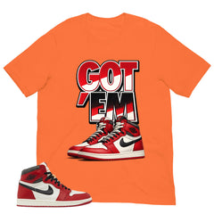 Graphic Tee Got 'Em Shirt - to Matching Air Jordan 1 Chicago Lost & Found | Zadago
