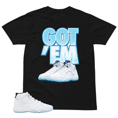 Graphic Tee Got 'Em Sneaker Shirt - to Matching Air Jordan 11 Legend Blue | Zadago
