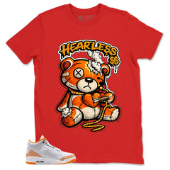 Graphic Tee Heartless Shirt - to Matching Air Jordan 3 Orange Citrus | Zadago