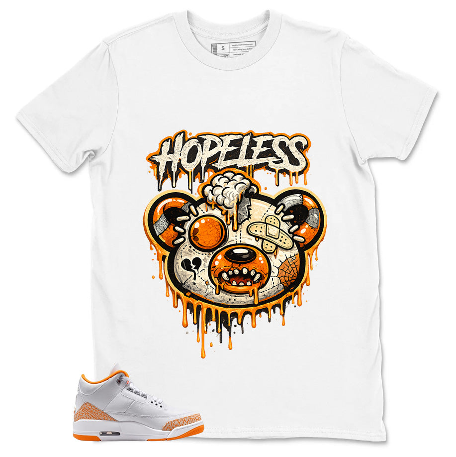 Graphic Tee Hopeless Shirt - to Matching Air Jordan 3 Orange Citrus | Zadago