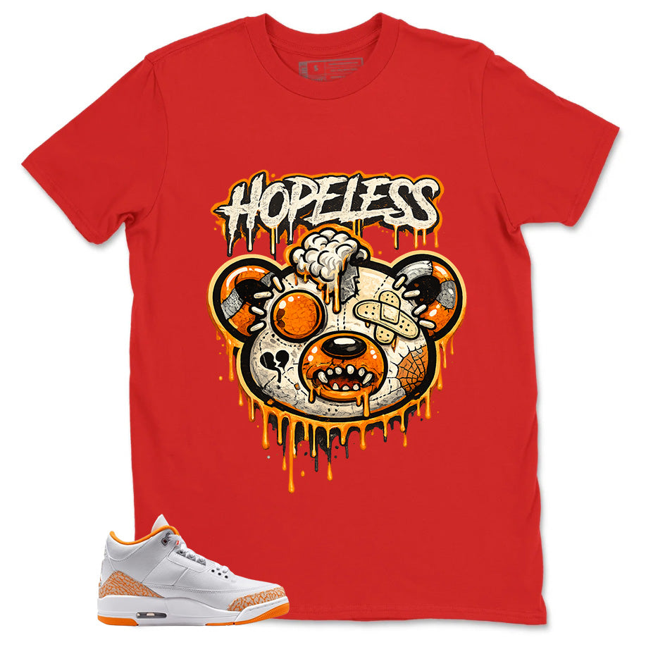 Graphic Tee Hopeless Shirt - to Matching Air Jordan 3 Orange Citrus | Zadago