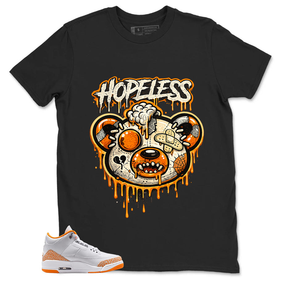Graphic Tee Hopeless Shirt - to Matching Air Jordan 3 Orange Citrus | Zadago