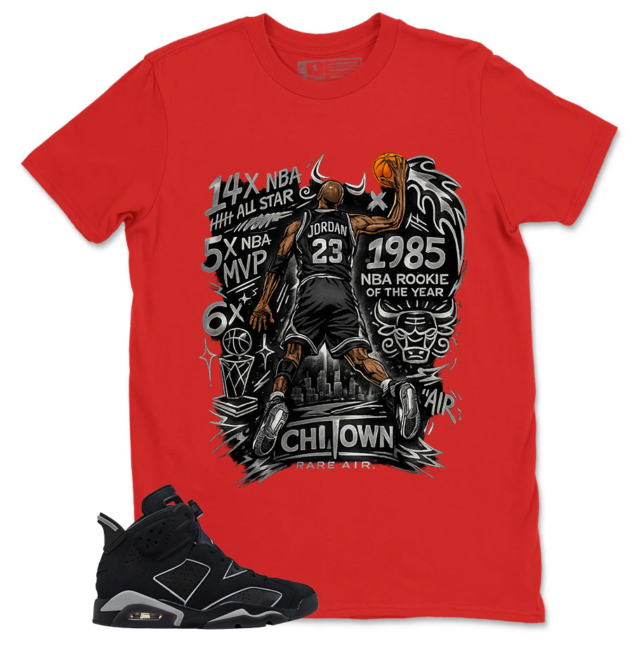 Graphic Tee Jordan 23 All Star Shirt - to Matching Air Jordan 6 Cap and Gown | Zadago