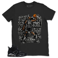 Graphic Tee Jordan 23 All Star Shirt - to Matching Air Jordan 6 Cap and Gown | Zadago