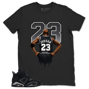 Graphic Tee Jordan 23 Shirt - to Matching Air Jordan 6 Cap and Gown | Zadago