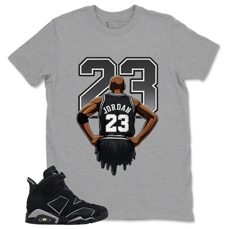 Graphic Tee Jordan 23 Shirt - to Matching Air Jordan 6 Cap and Gown | Zadago