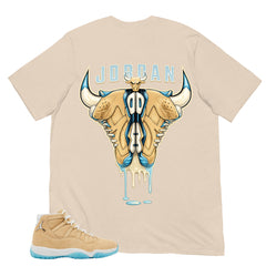 Graphic Tee Jordan Bull Head Shirt - to Matching Air Jordan 11 H-Town | Zadago