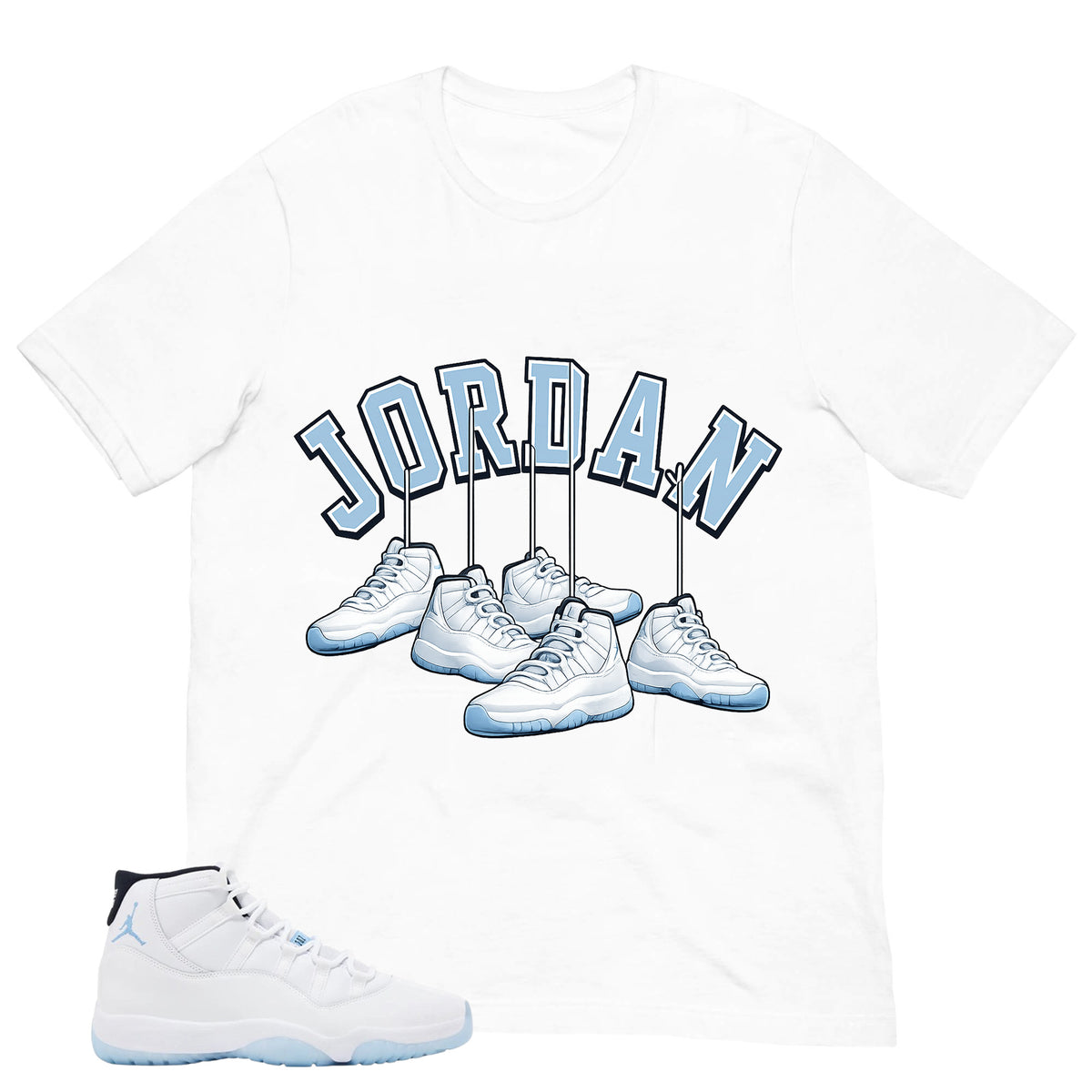 Graphic Tee Jordan Dry Shirt - to Matching Air Jordan 11 Legend Blue | Zadago