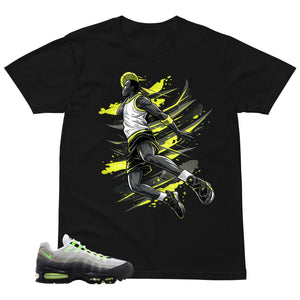 Graphic Tee Jump Man Shirt - to Matching  Air Max 95 Neon | Zadago