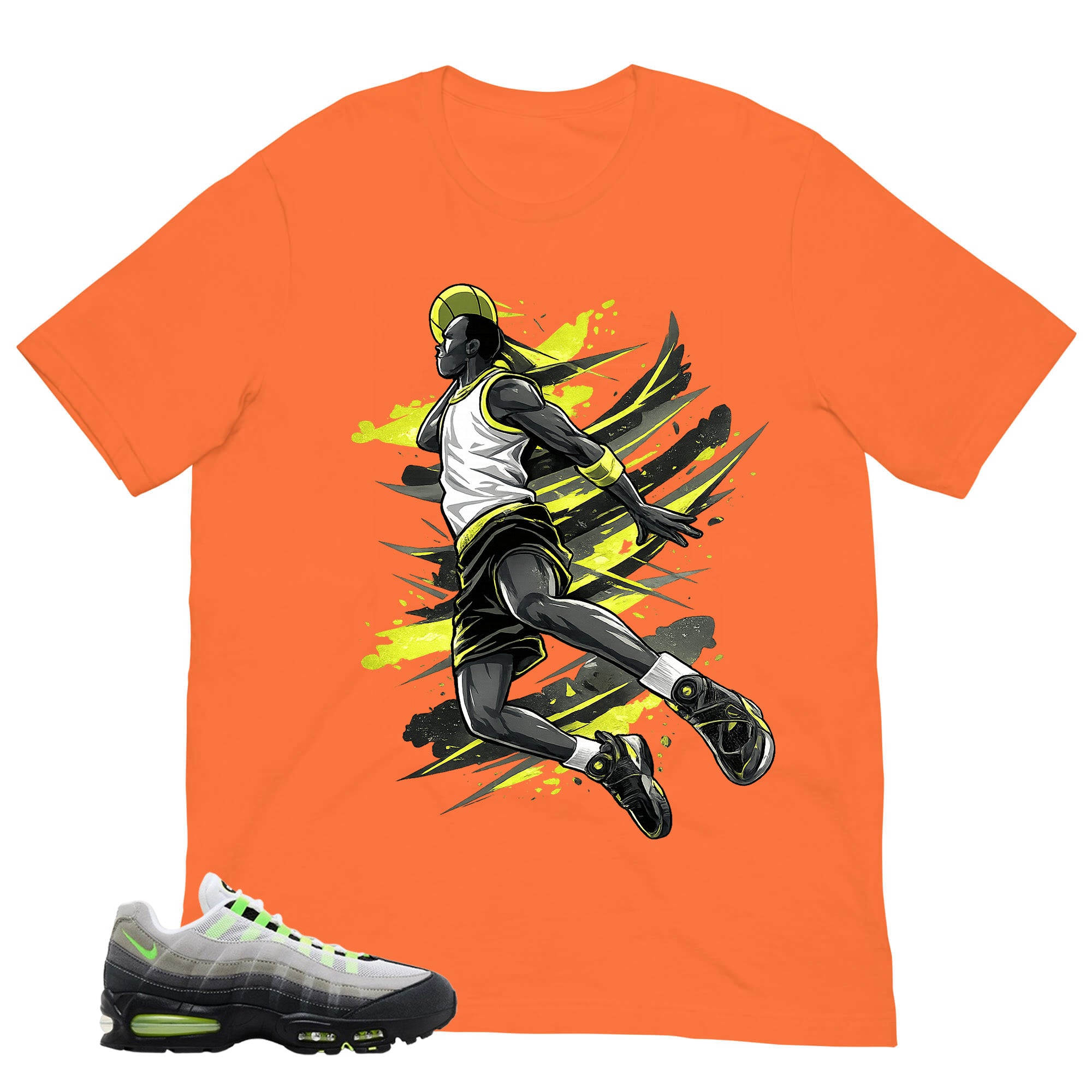 Graphic Tee Jump Man Shirt - to Matching  Air Max 95 Neon | Zadago