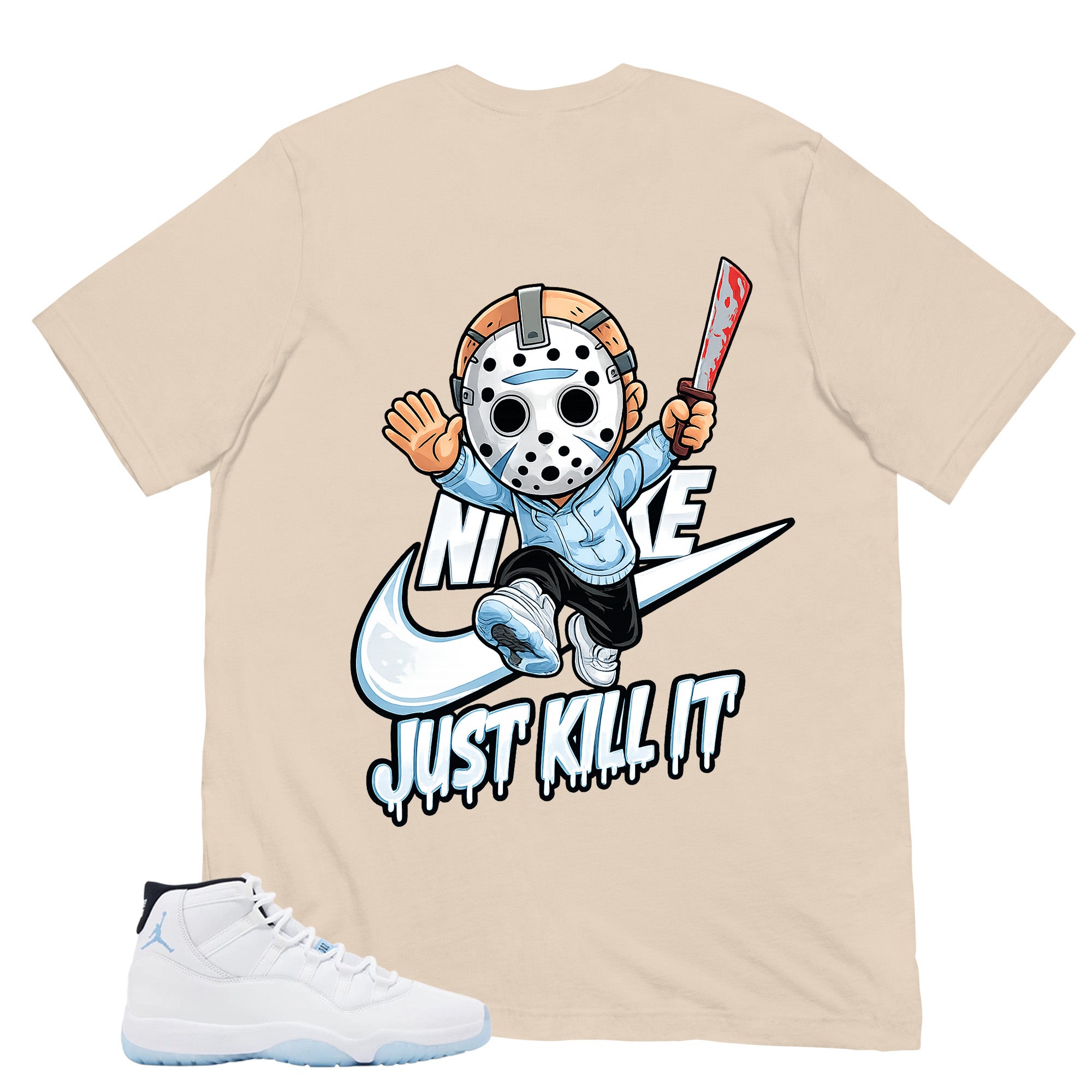 Graphic Tee Just Kill It Shirt - to Matching Air Jordan 11 Legend Blue | Zadago