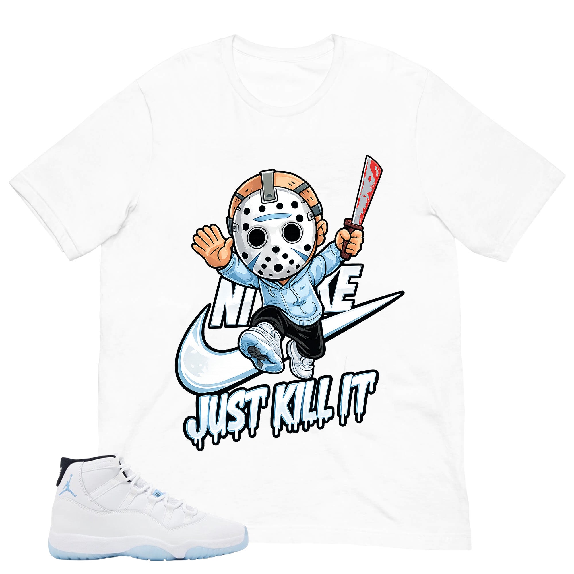 Graphic Tee Just Kill It Shirt - to Matching Air Jordan 11 Legend Blue | Zadago