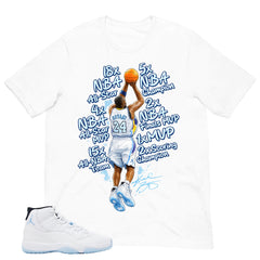 Graphic Tee Kobe Bryant All Star Shirt - to Matching Air Jordan 11 Legend Blue | Zadago