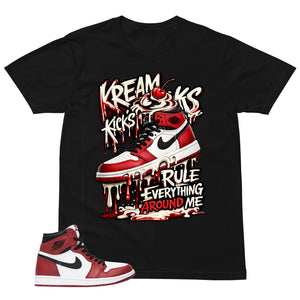 Graphic Tee Kream Kicks Shirt - to Matching Air Jordan 1 Chicago | Zadago