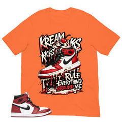 Graphic Tee Kream Kicks Shirt - to Matching Air Jordan 1 Chicago | Zadago