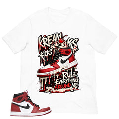 Graphic Tee Kream Kicks Shirt - to Matching Air Jordan 1 Chicago | Zadago