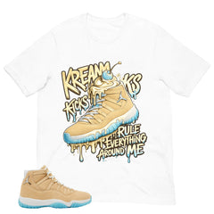 Graphic Tee Kream Kicks Shirt - to Matching Air Jordan 11 H-Town | Zadago
