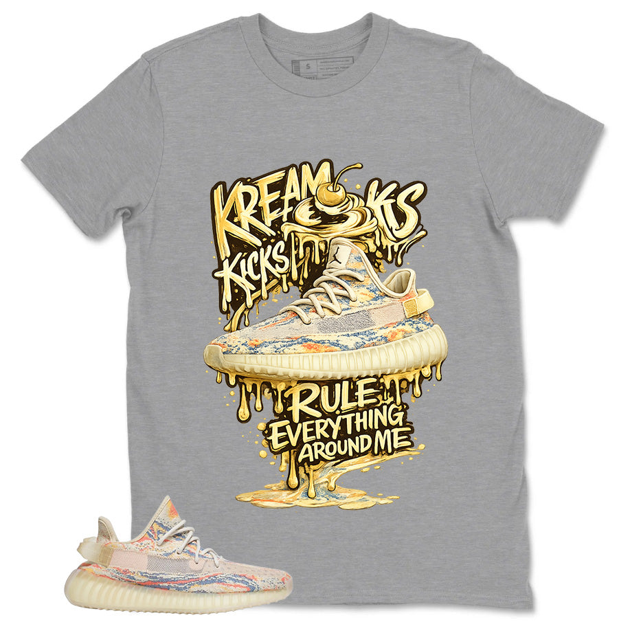 Graphic Tee Kream Kicks Shirt - to Matching Yeezy Boost 350 V2 MX Oat | Zadago