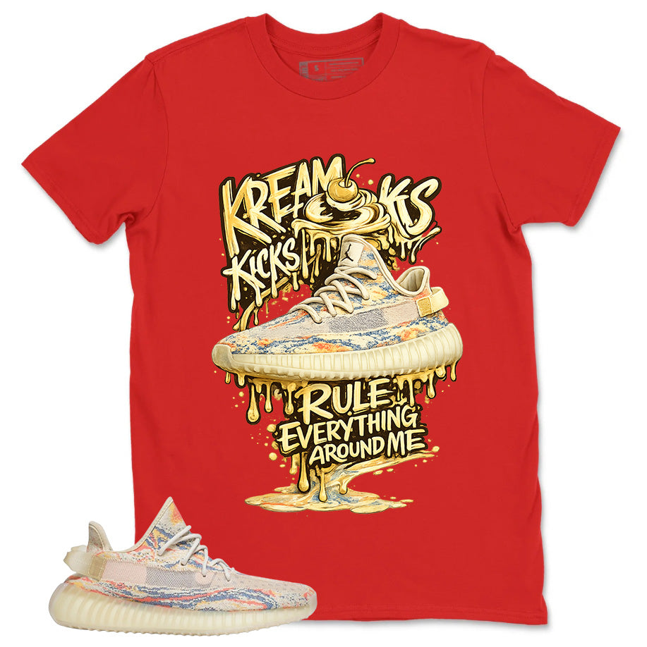 Graphic Tee Kream Kicks Shirt - to Matching Yeezy Boost 350 V2 MX Oat | Zadago