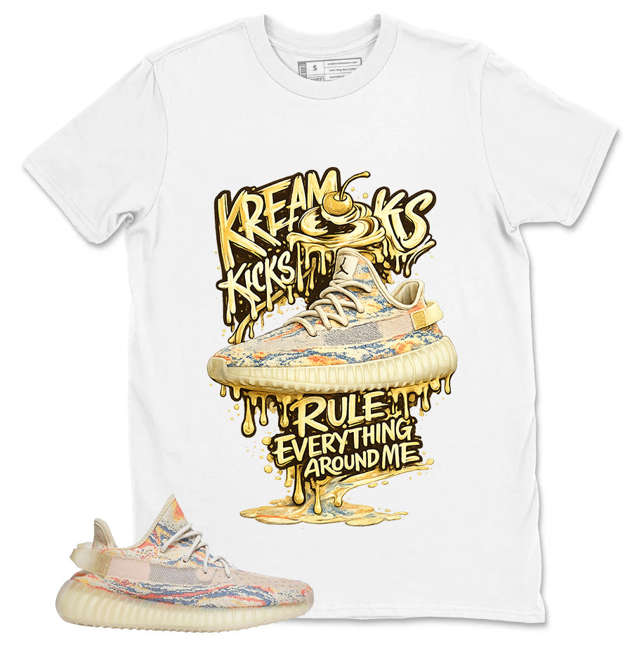 Graphic Tee Kream Kicks Shirt - to Matching Yeezy Boost 350 V2 MX Oat | Zadago