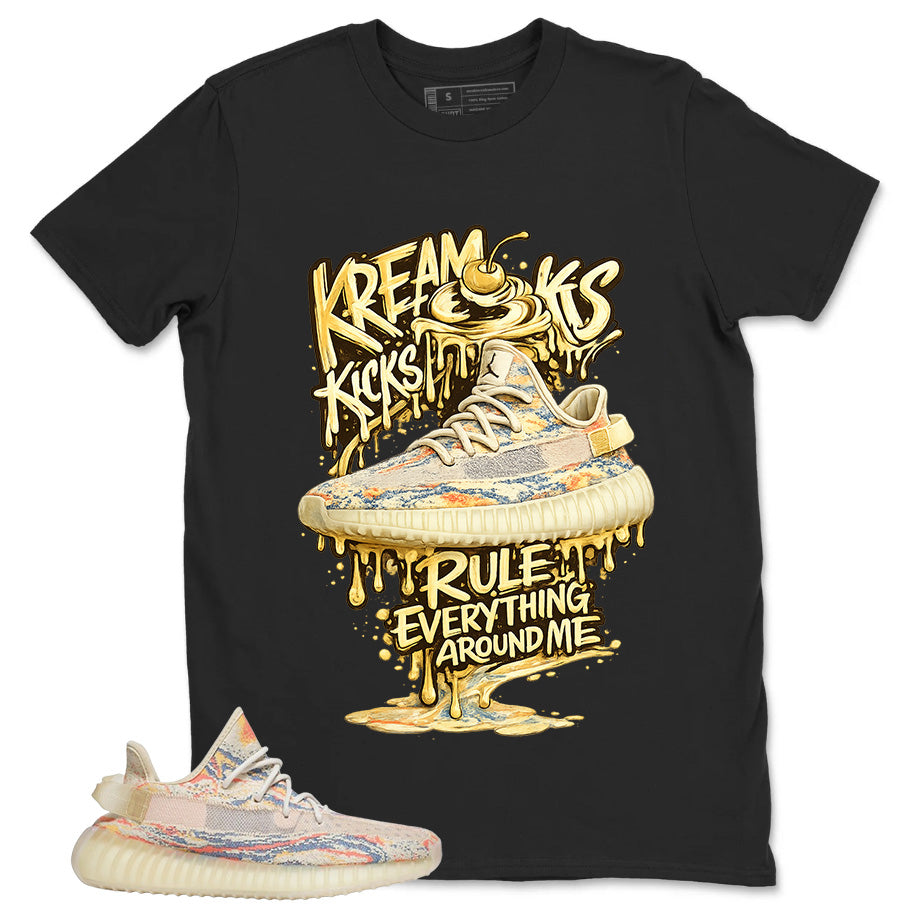 Graphic Tee Kream Kicks Shirt - to Matching Yeezy Boost 350 V2 MX Oat | Zadago