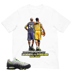 Graphic Tee Legends Are Forever Shirt - to Matching  Air Max 95 Neon | Zadago