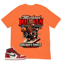 Graphic Tee MJ Living Legend Shirt - to Matching Air Jordan 1 Chicago Lost & Found | Zadago