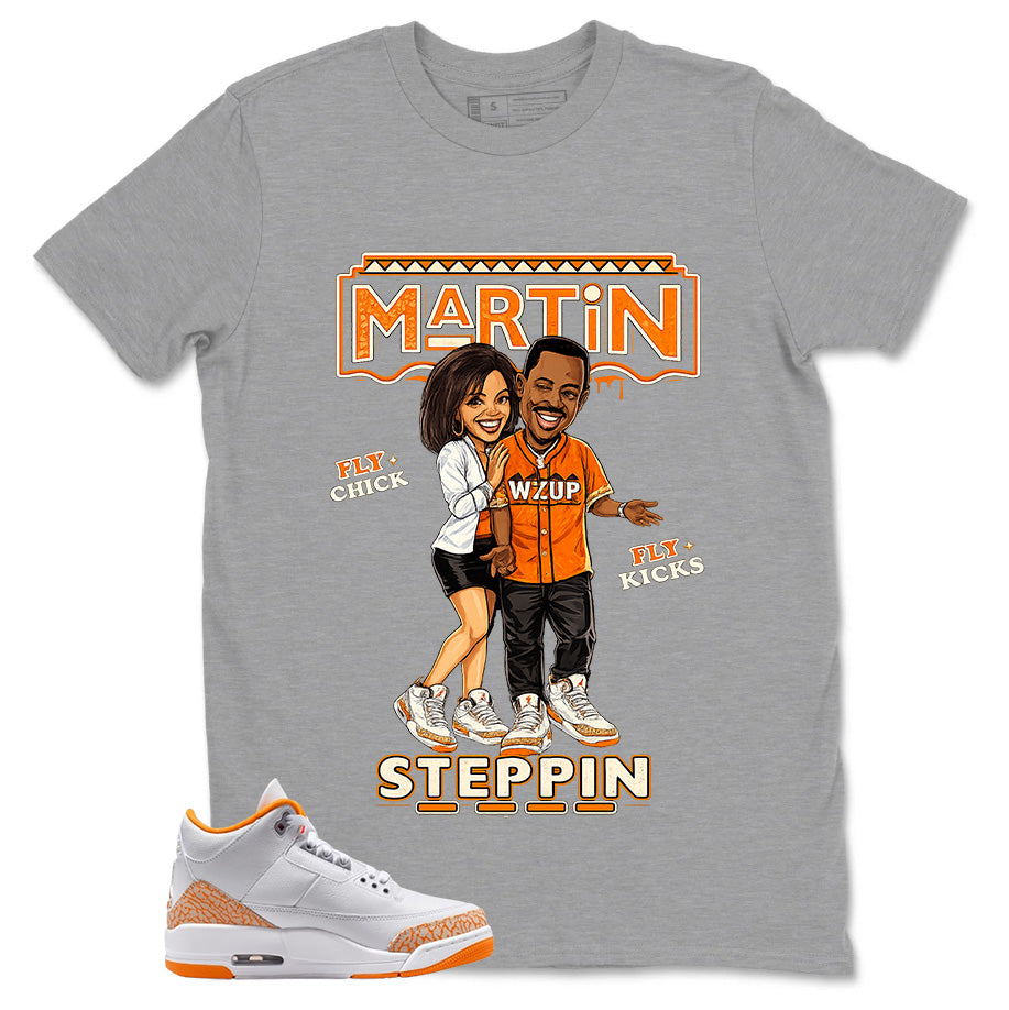 Graphic Tee Martin Steppin Shirt - to Matching Air Jordan 3 Orange Citrus | Zadago