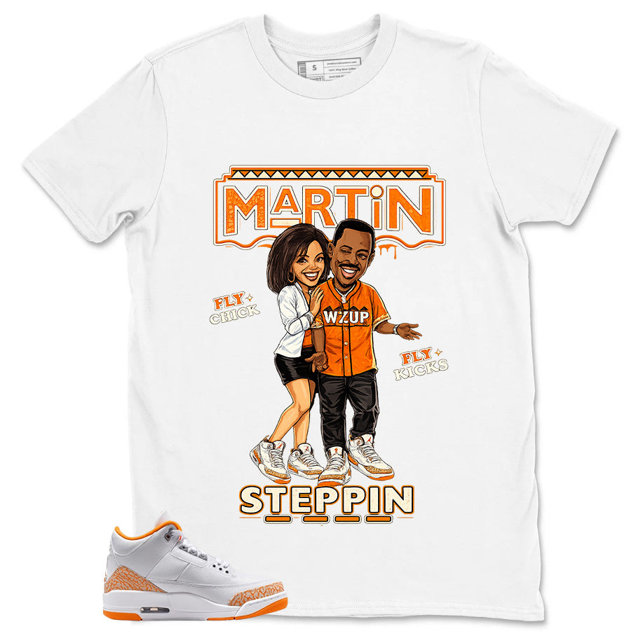 Graphic Tee Martin Steppin Shirt - to Matching Air Jordan 3 Orange Citrus | Zadago