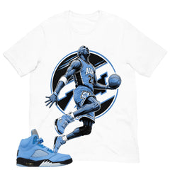 Graphic Tee MJ 23 Shirt - to Matching Air Jordan 5 UNC | Zadago