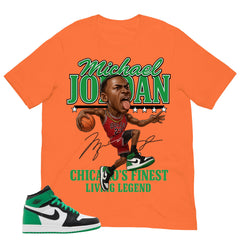 Graphic Tee MJ Living Legend Shirt - to Matching Air Jordan 1 Lucky Green | Zadago