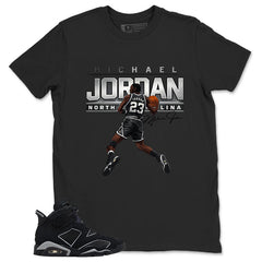 Graphic Tee MJ North Carolina Shirt - to Matching Air Jordan 6 Cap and Gown | Zadago