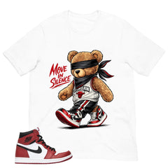 Graphic Tee Move In Silence Shirt - to Matching Air Jordan 1 Chicago | Zadago