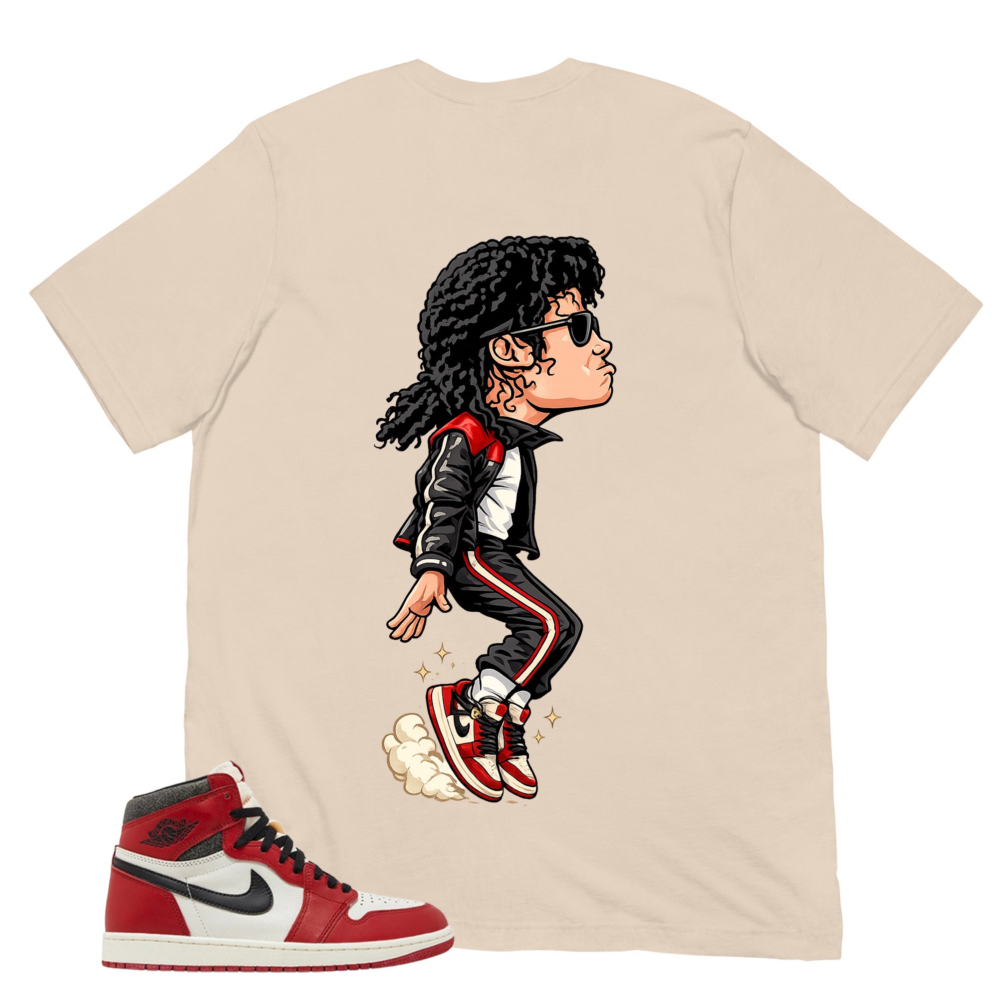 Graphic Tee My Vibe Jackson Shirt - to Matching Air Jordan 1 Chicago Lost & Found | Zadago