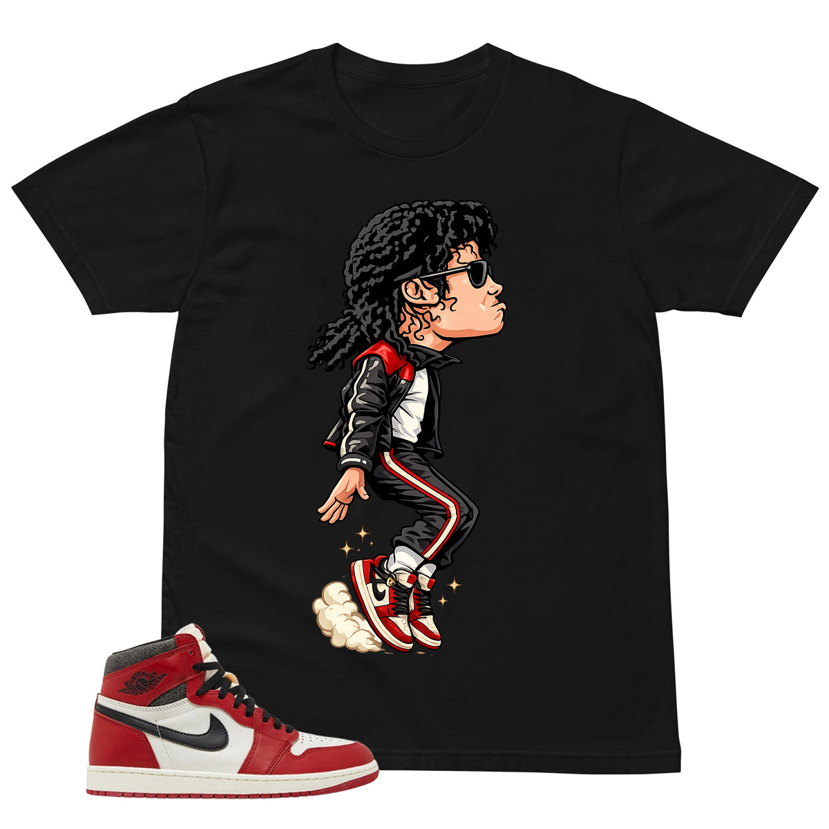 Graphic Tee My Vibe Jackson Shirt - to Matching Air Jordan 1 Chicago Lost & Found | Zadago