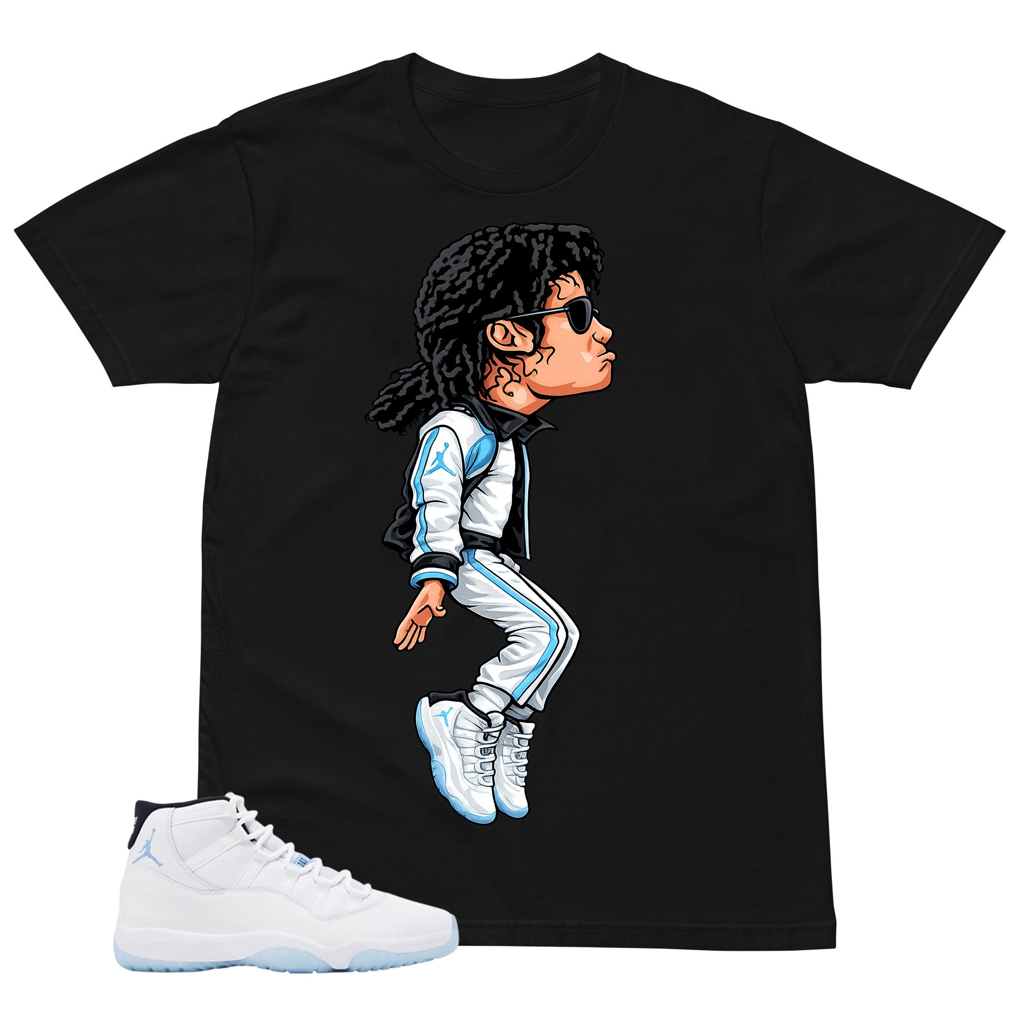 Graphic Tee My Vibe Jackson Shirt - to Matching Air Jordan 11 Legend Blue | Zadago