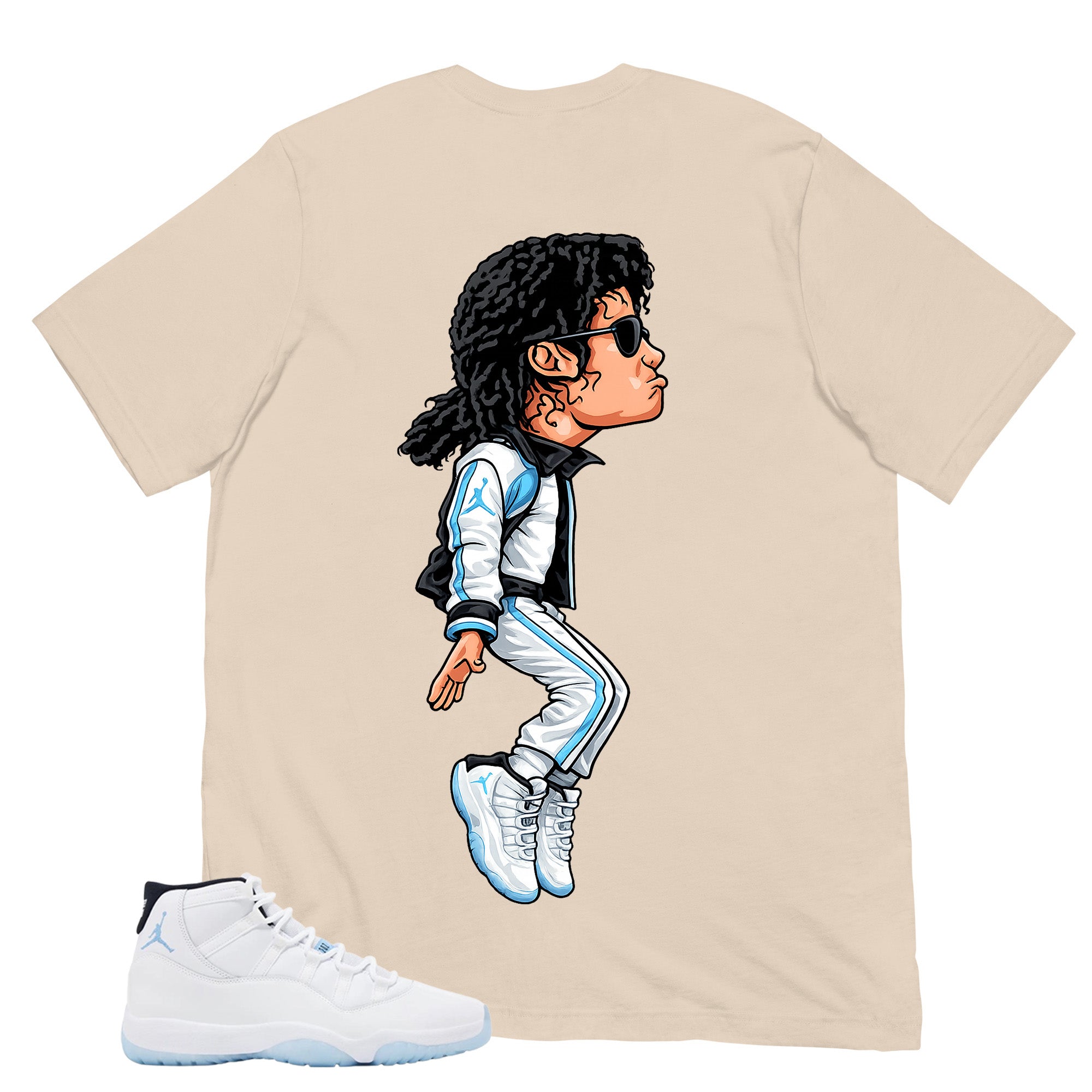 Graphic Tee My Vibe Jackson Shirt - to Matching Air Jordan 11 Legend Blue | Zadago