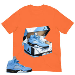 Graphic Tee New Kicks Shirt - to Matching Air Jordan 5 UNC | Zadago