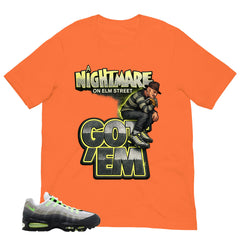 Graphic Tee Nightmare On Elm Street Shirt - to Matching  Air Max 95 Neon | Zadago