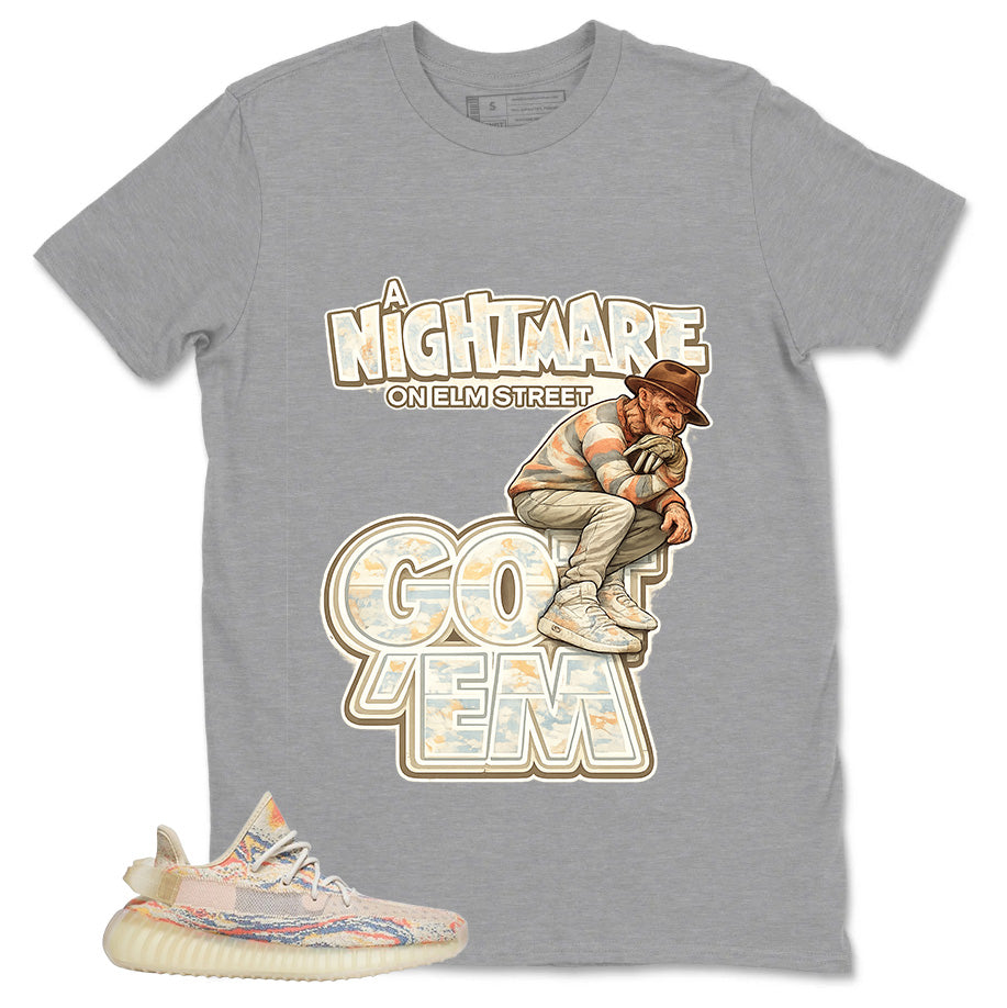 Graphic Tee Nightmare On Elm Street Shirt - to Matching Yeezy 350 V2 MX Oat | Zadago