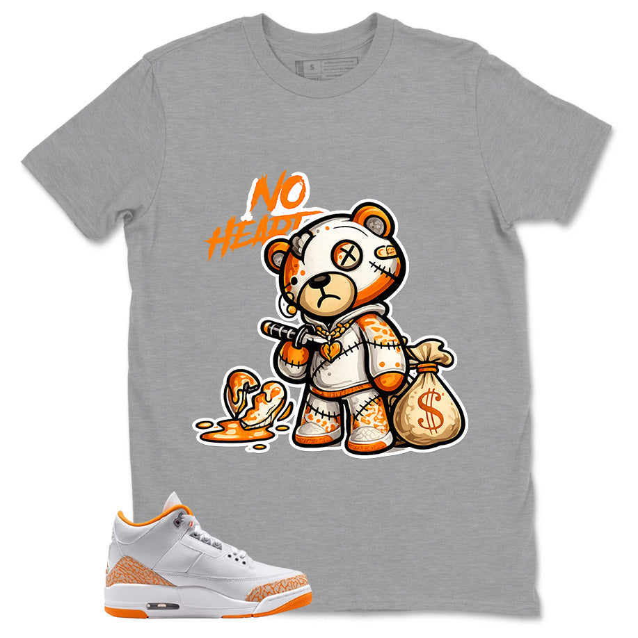 Graphic Tee No Heart Shirt - to Matching Air Jordan 3 Orange Citrus | Zadago