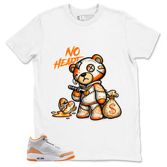 Graphic Tee No Heart Shirt - to Matching Air Jordan 3 Orange Citrus | Zadago