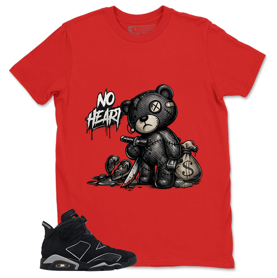 Graphic Tee No Heart Shirt - to Matching Air Jordan 6 Cap and Gown | Zadago
