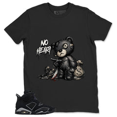 Graphic Tee No Heart Shirt - to Matching Air Jordan 6 Cap and Gown | Zadago