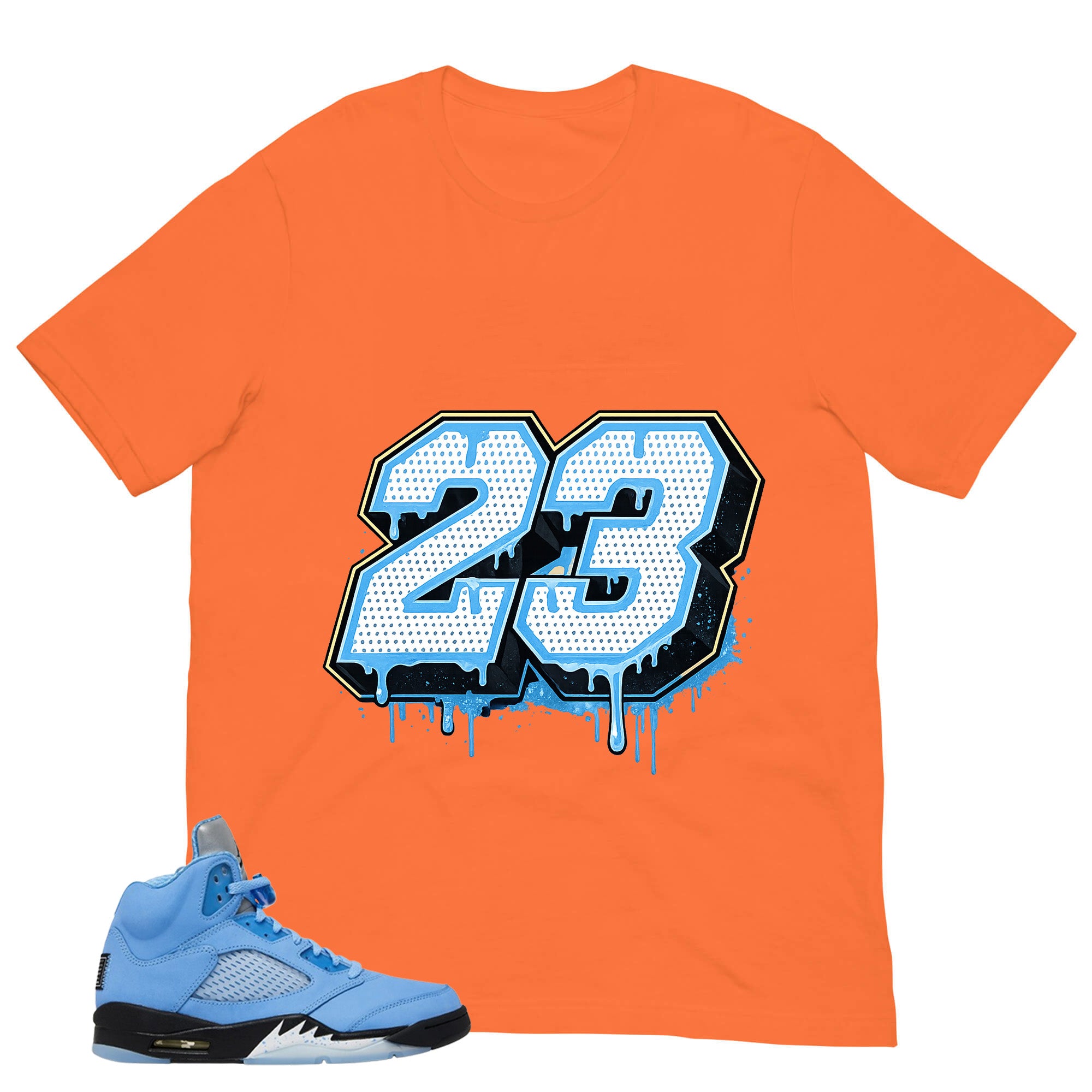 Graphic Tee Number 23 Legend MJ Shirt - to Matching Air Jordan 5 UNC | Zadago