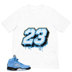 Graphic Tee Number 23 Legend MJ Shirt - to Matching Air Jordan 5 UNC | Zadago