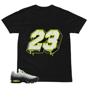 Graphic Tee Number 23 Legend Shirt - to Matching  Air Max 95 Neon | Zadago