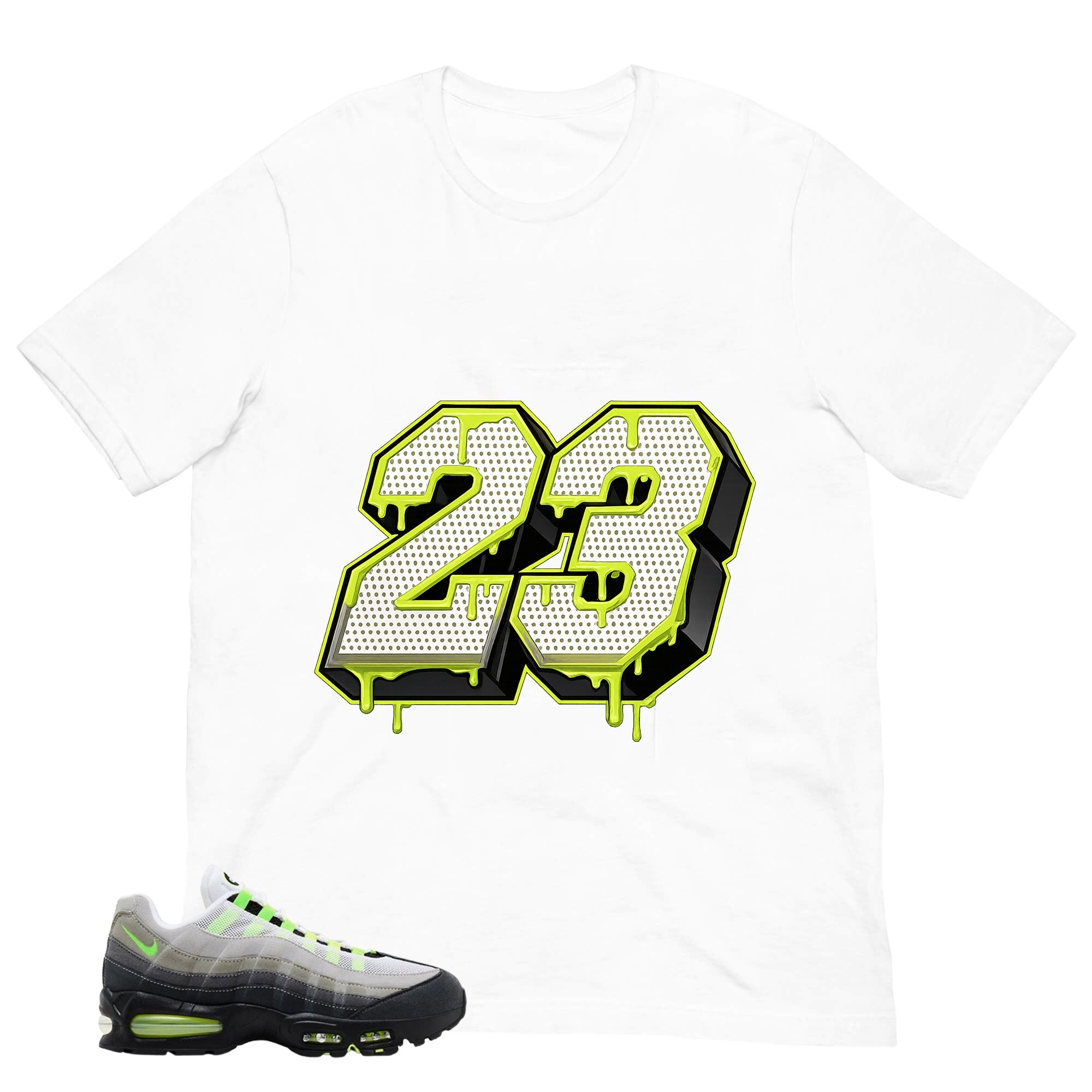 Graphic Tee Number 23 Legend Shirt - to Matching  Air Max 95 Neon | Zadago