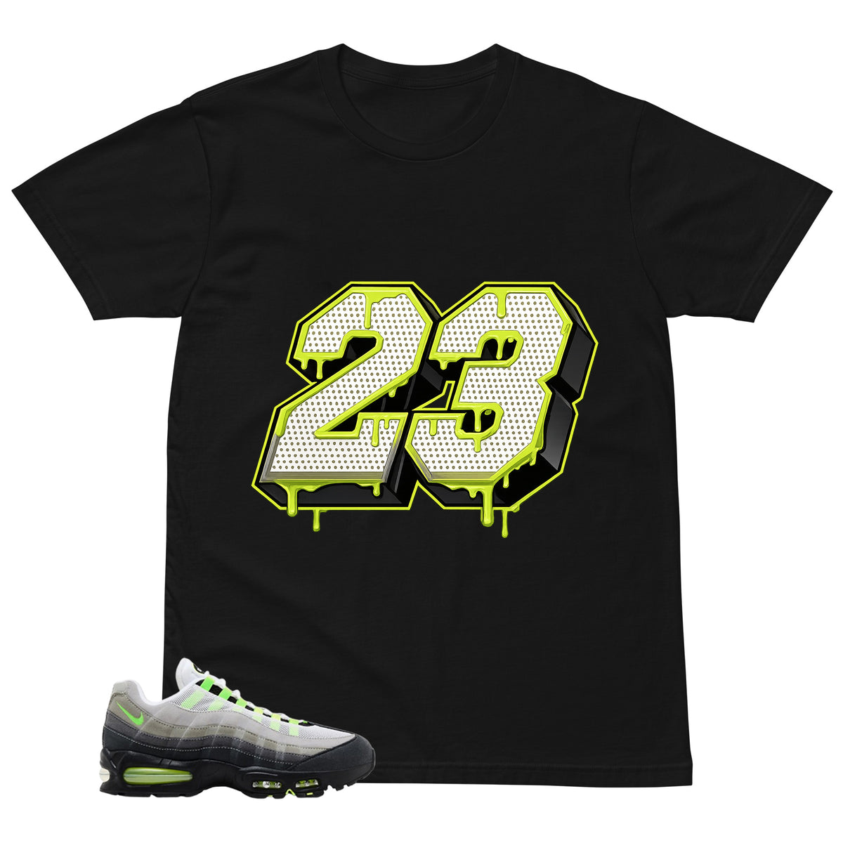 Graphic Tee Number 23 Legend Shirt - to Matching  Air Max 95 Neon | Zadago